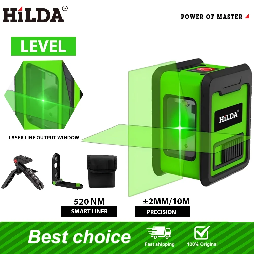 Industrial Laser Measurement - HILDA Laser Level Meter 2-Line Cross