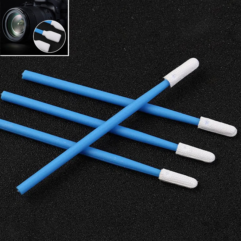 Laser Focus Lens - 100pcs Industry Cotton Swab Nonwoven Anti-static