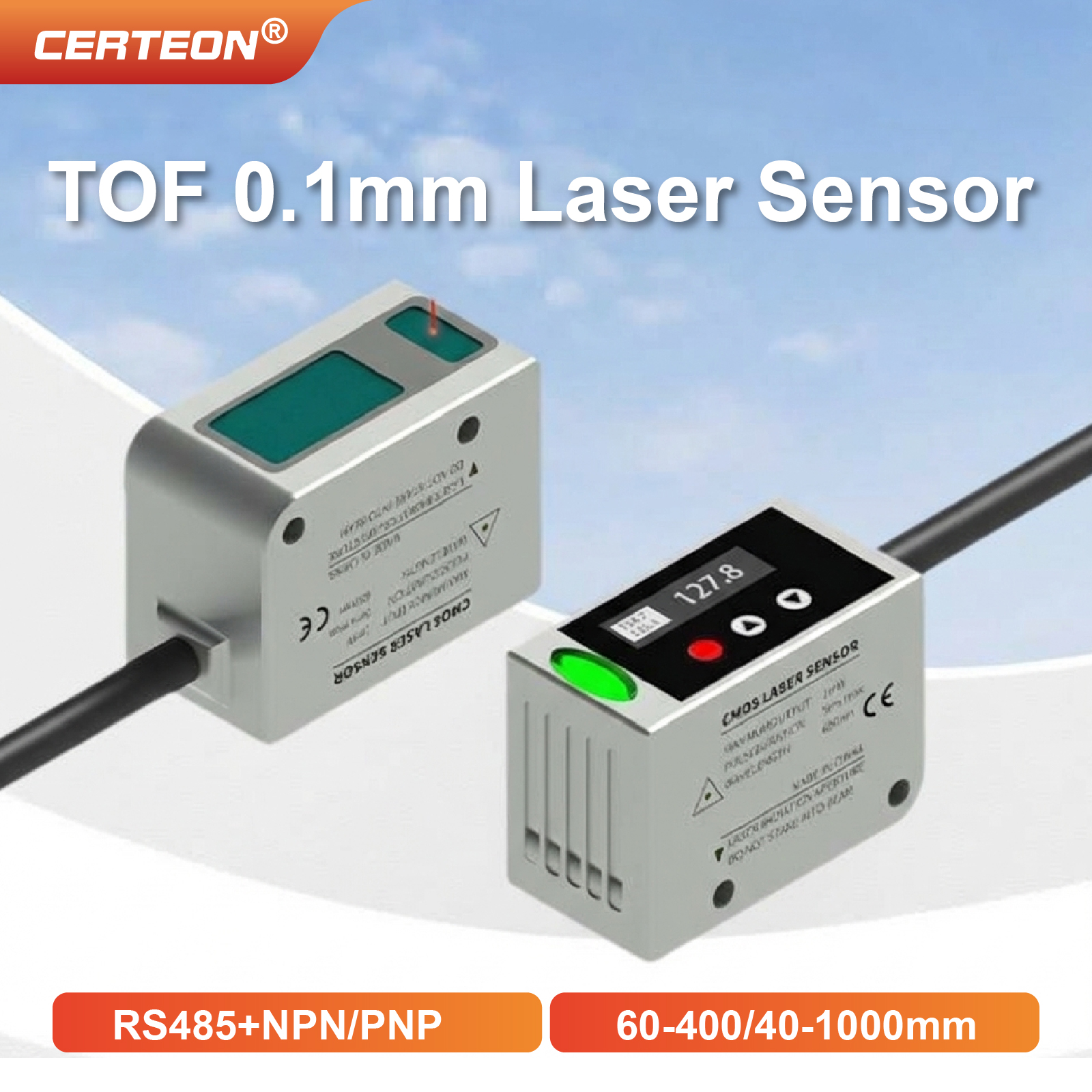 Industrial Laser Displacement Sensor - LR400 Laser Displacement Sensor 485 +