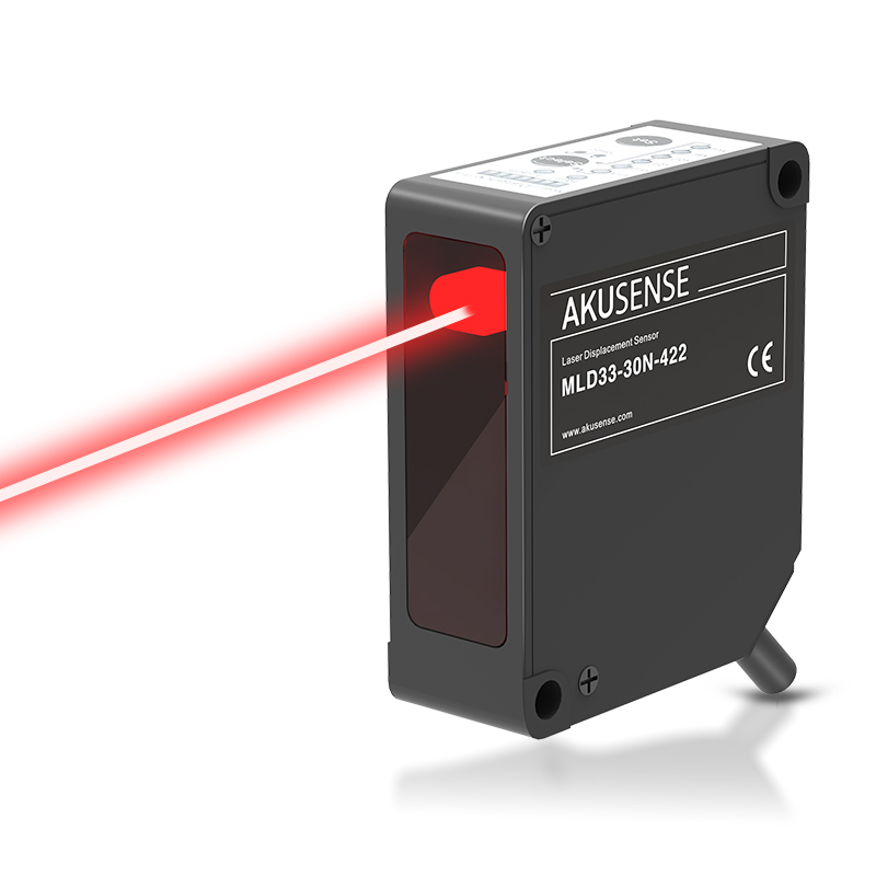 Industrial Laser Displacement Sensor - Akusense MLD33-L30P-442 High-Precision Laser Triangulation Displacement