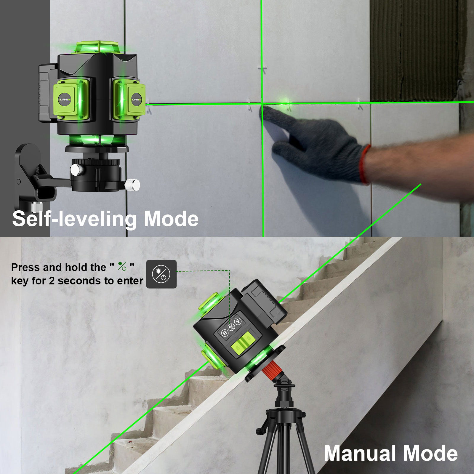 LFINE Nivel Laser Set  4D 16 L - Industrial Laser Measurement 리뷰 및 가격