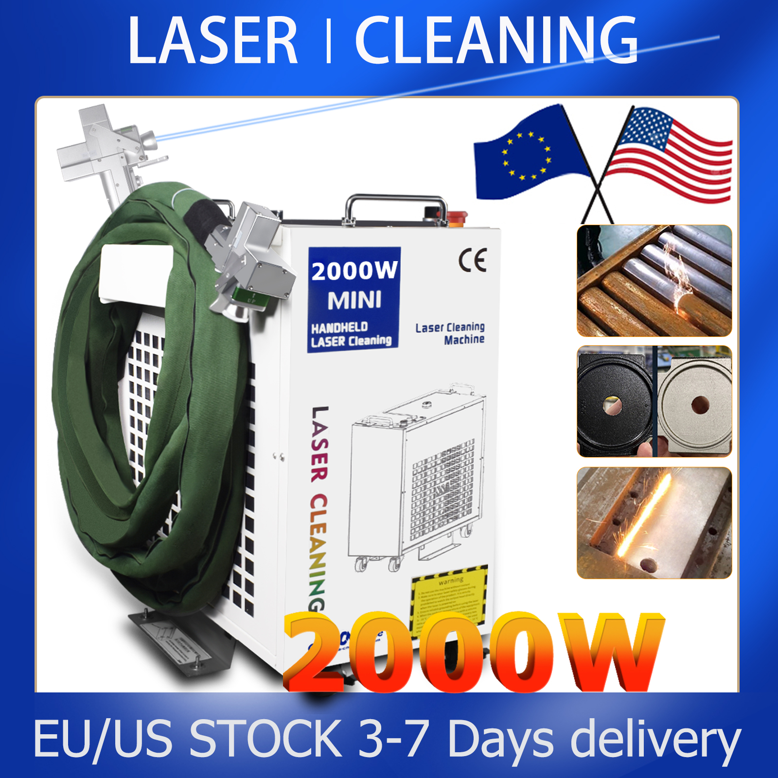2000W Cleaning Machine Fiber L - Industrial Laser Paint Remover 리뷰 및 가격