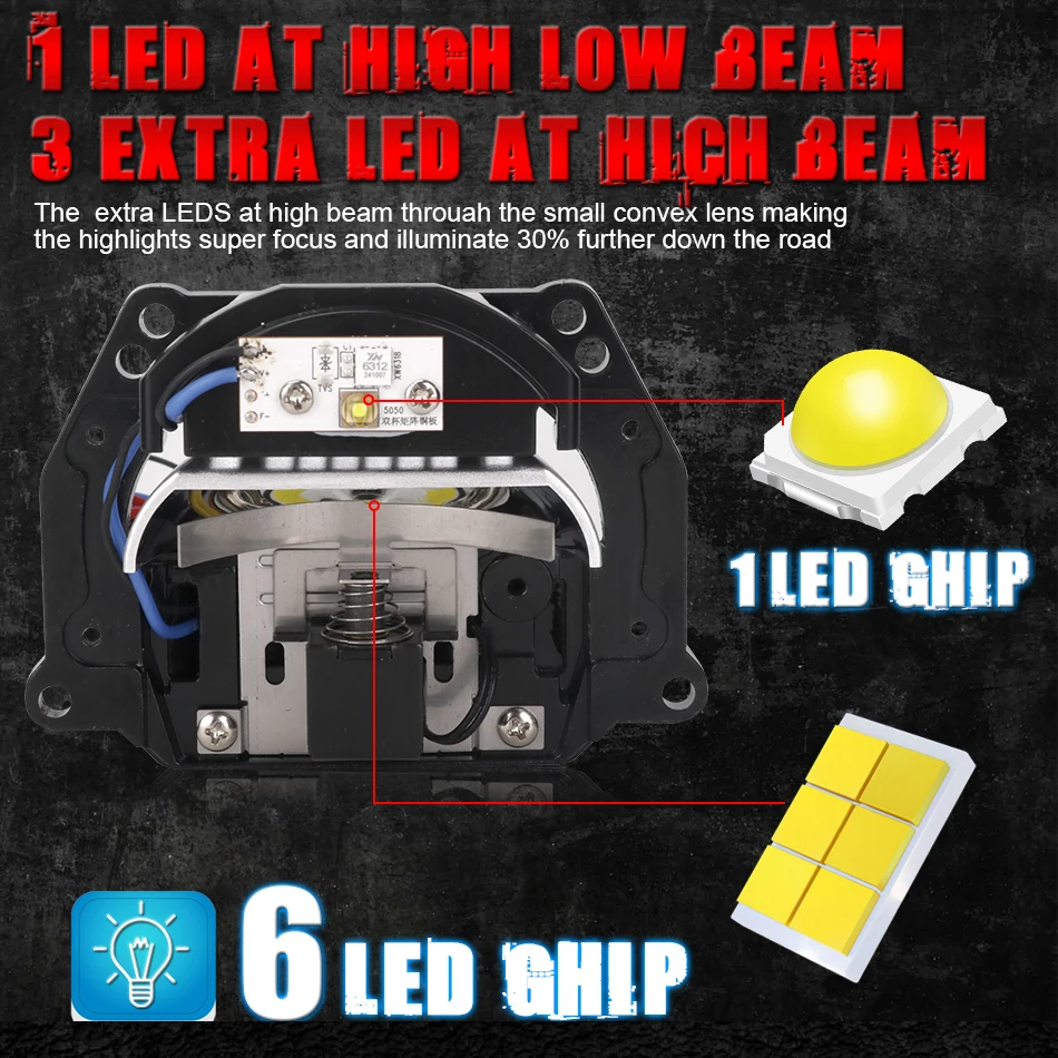 Bi LED Projector Lenses 3 Inch - Laser Focus Lens 리뷰 및 가격