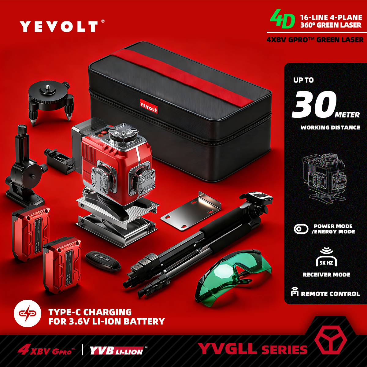 YEVOLT Industrial 16-Line Lase - Industrial Laser Line Generator 리뷰 및 가격