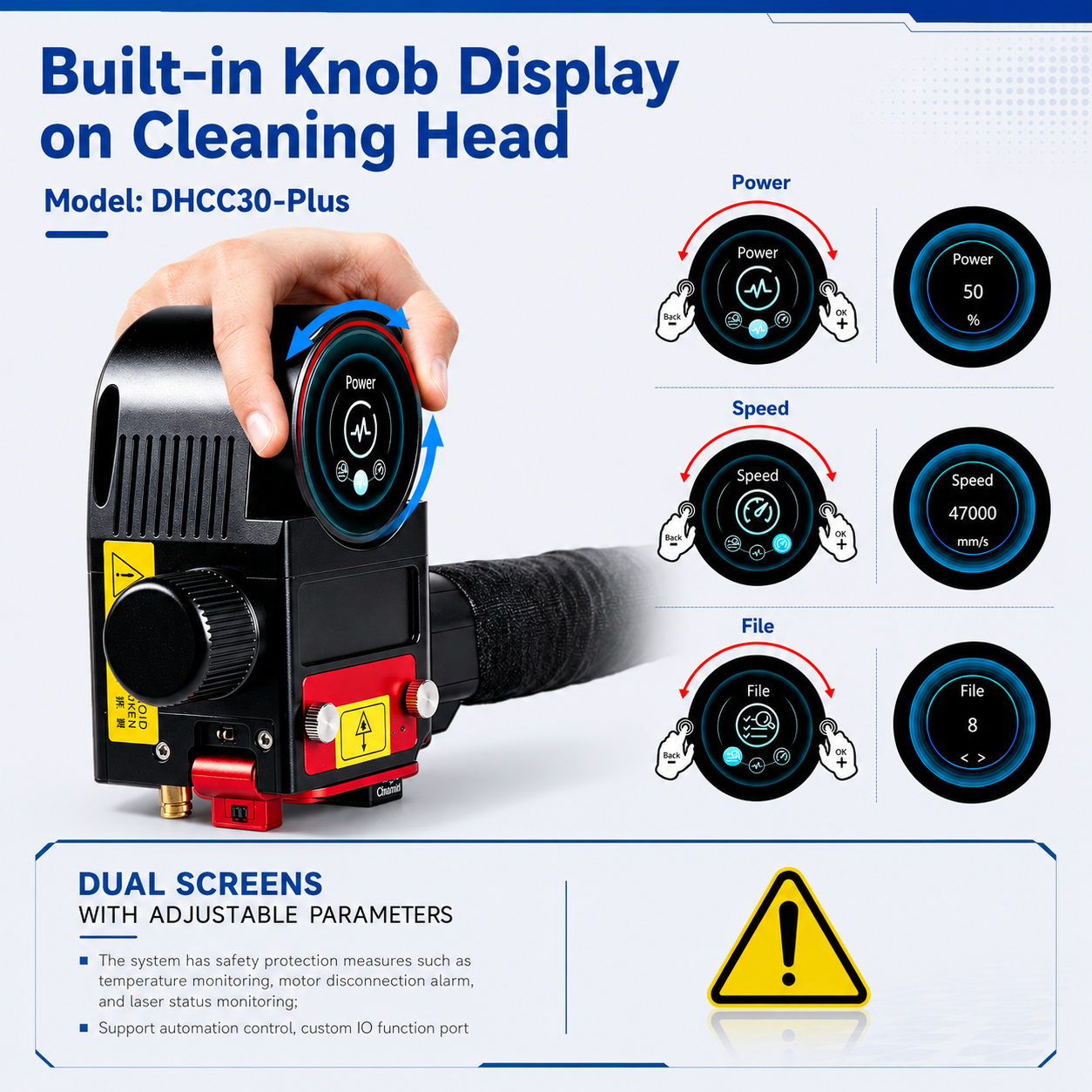 2000W Air Cooled Double Swing  - Industrial Laser Cleaning Equipment 리뷰 및 가격