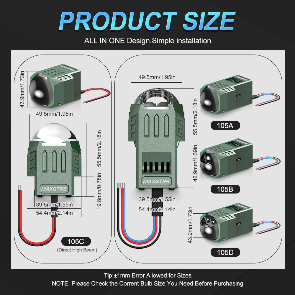 Double Laser 1.5inch Bi Led Mo - Laser Focus Lens 리뷰 및 가격