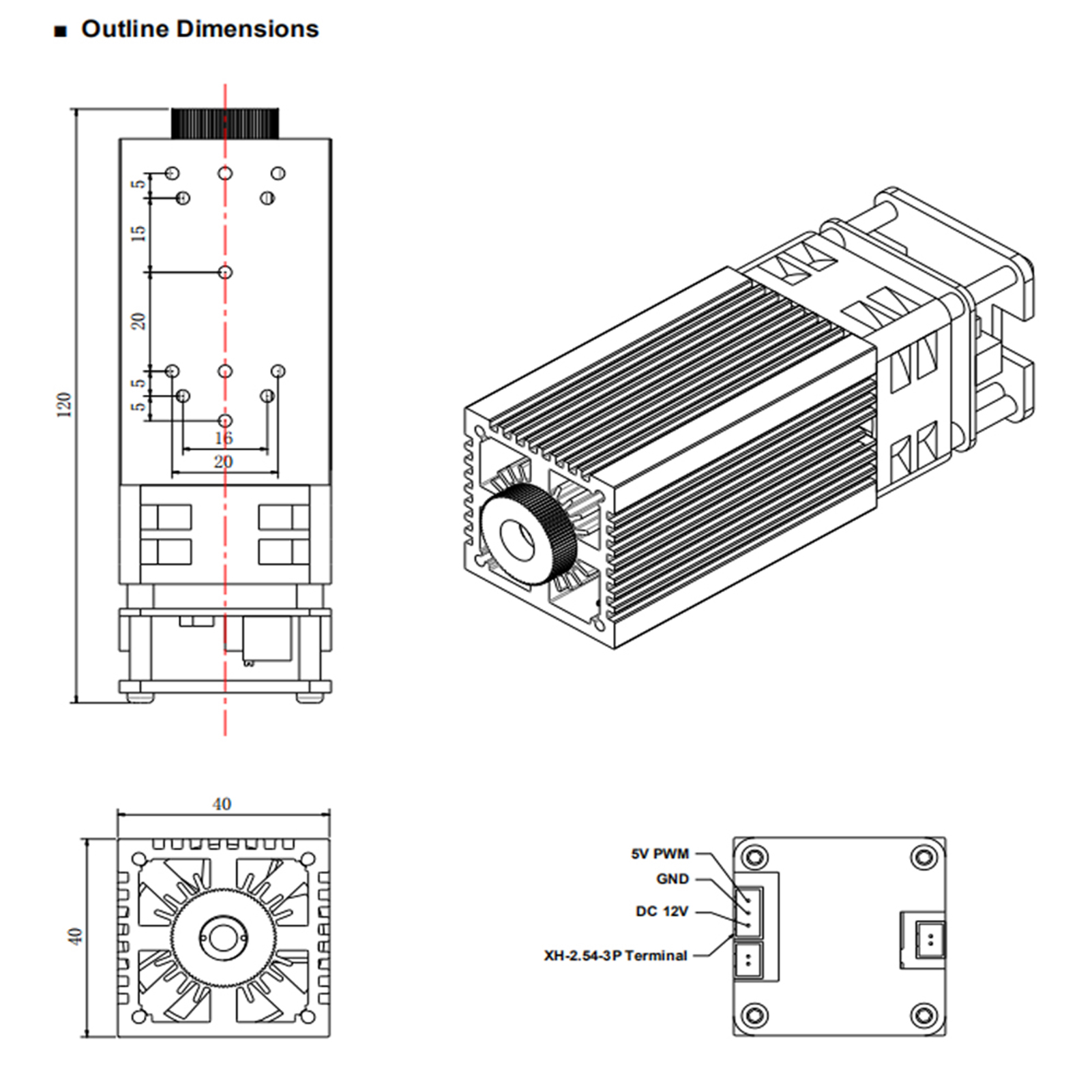 LASER TREE 450nm 5W 4W Adjusta - Industrial Laser Pointer 리뷰 및 가격