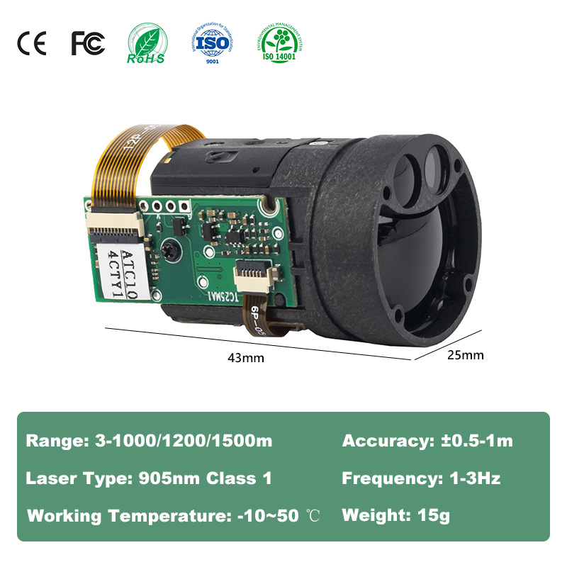 1200m Mini TOF Laser Rangefind - Industrial Applications Of Laser 리뷰 및 가격
