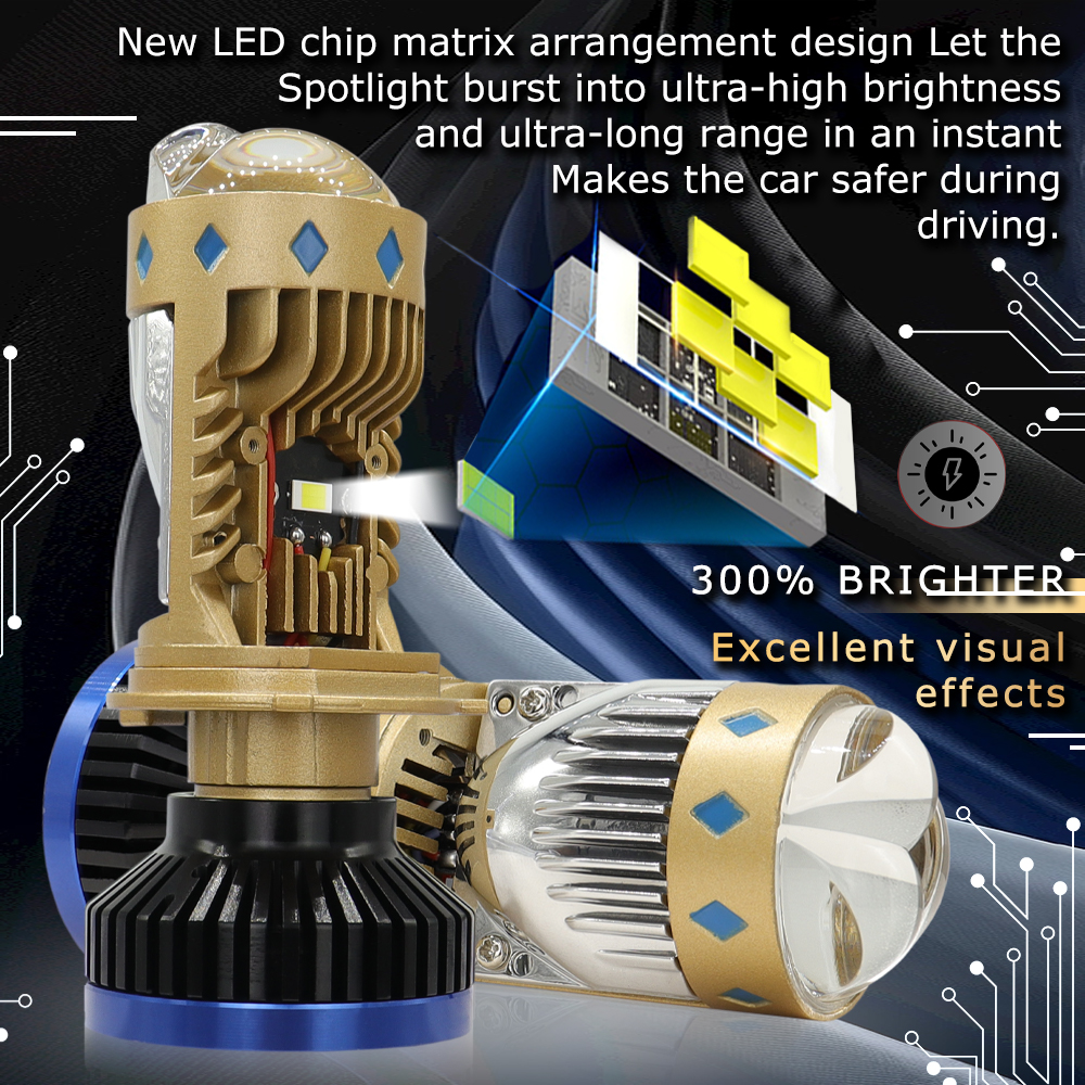 H4 Laser Lens Headlight Super  - Laser Focus Lens 리뷰 및 가격
