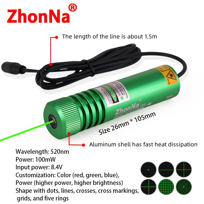 520nm Industrial Laser Locator - Industrial Laser Pointer 리뷰 및 가격