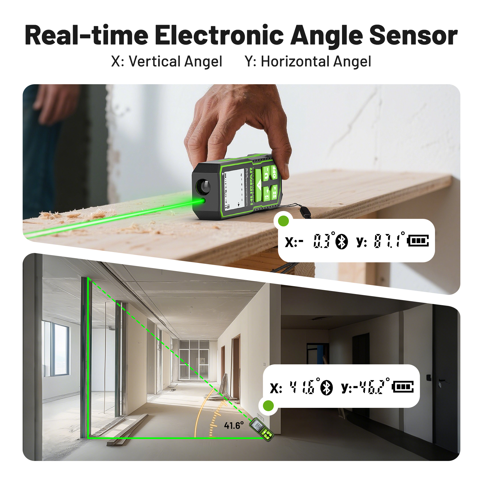 Huepar 100m Bluetoothed Laser  - Industrial Laser Displacement Sensor 리뷰 및 가격