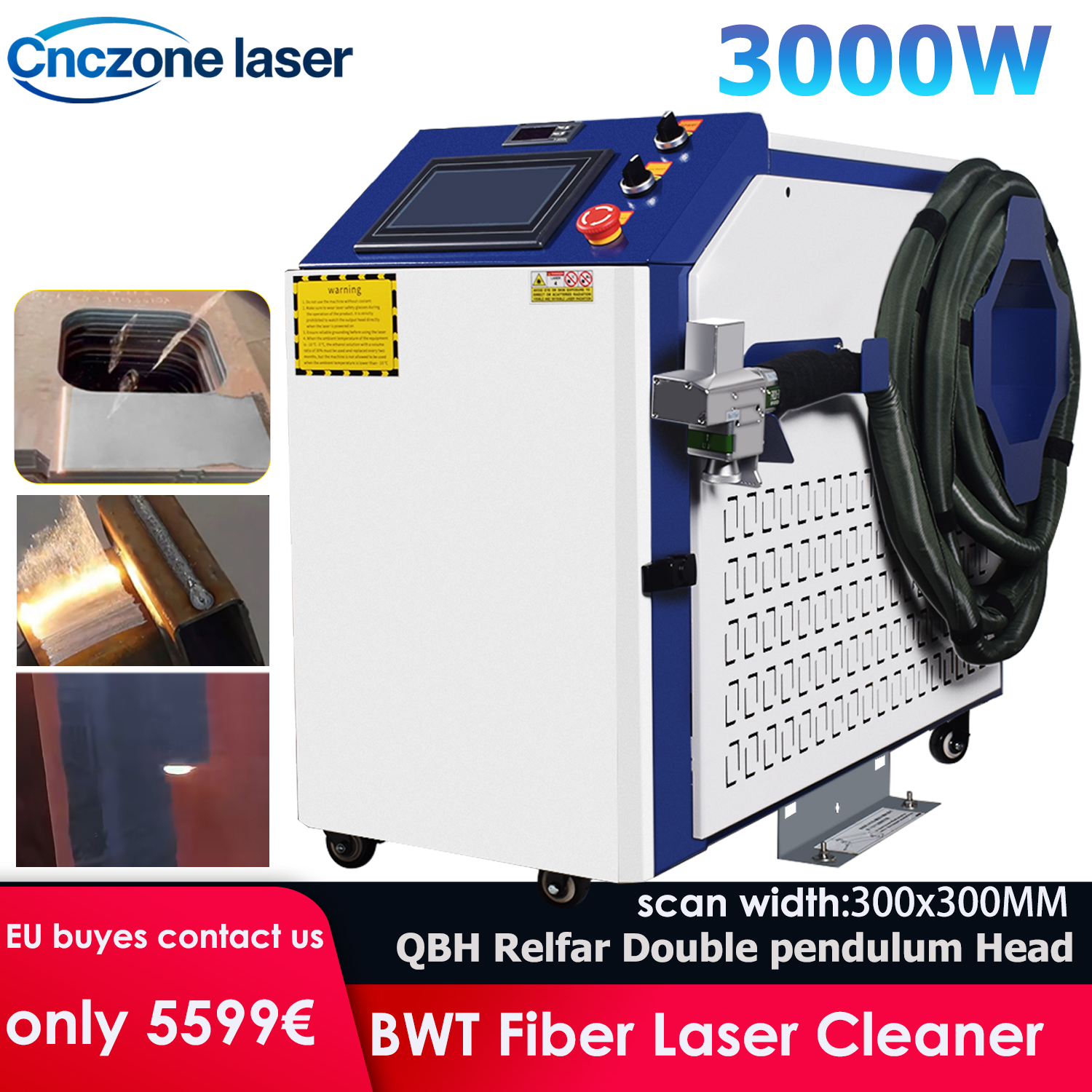 3000W Laser Cleaning Machine F - Industrial Laser Paint Remover 리뷰 및 가격