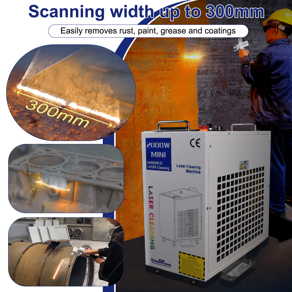 3000W Laser Cleaning Machine F - Industrial Laser Paint Remover 리뷰 및 가격