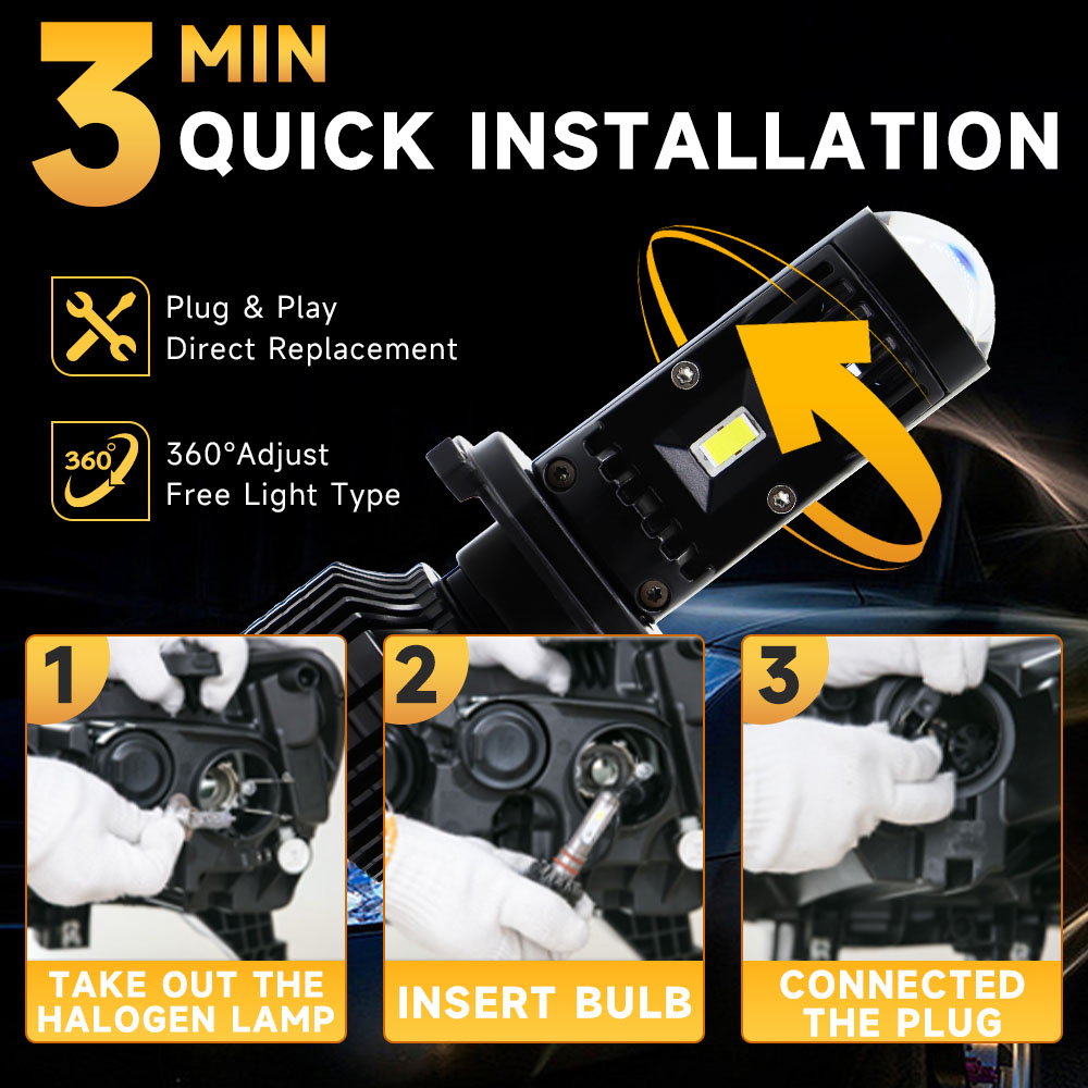 Canbus Lamp H4 H7 LED Y10 Supe - Laser Focus Lens 리뷰 및 가격