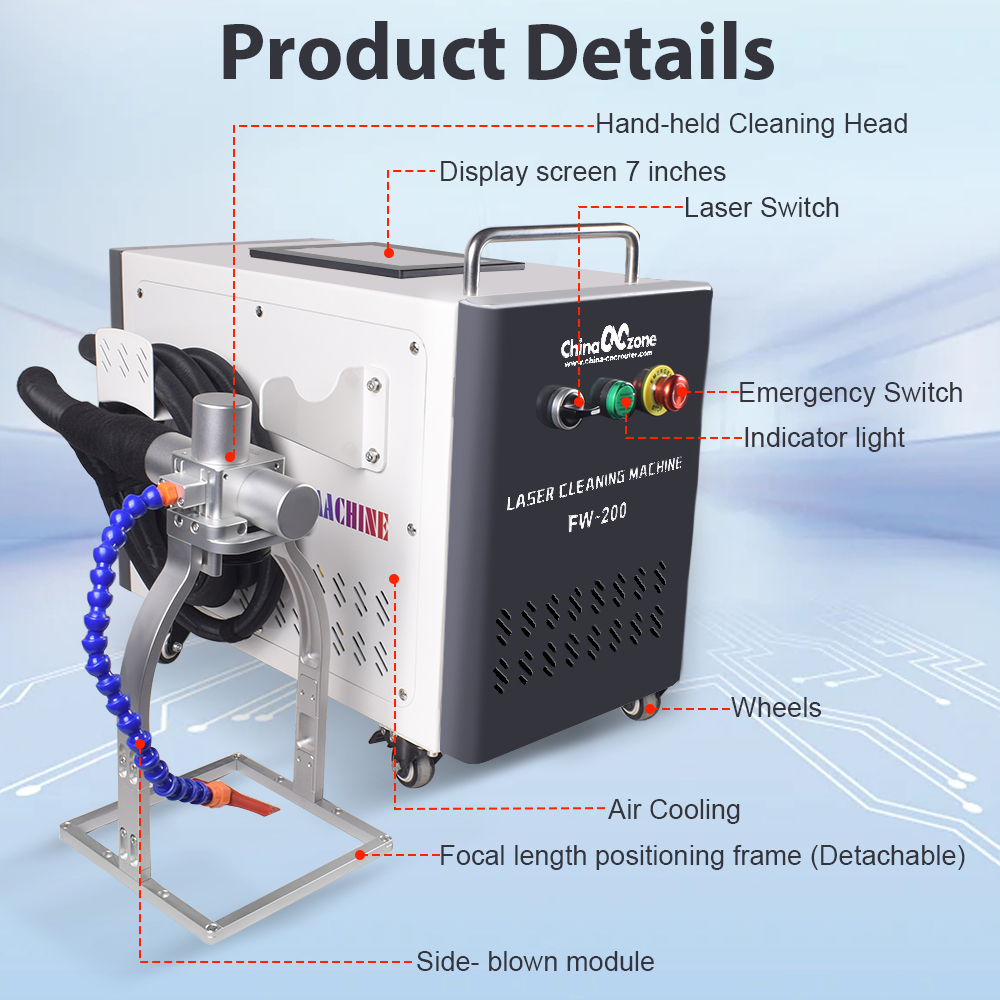 300W JPT Pulsed Laser Cleaning - Industrial Laser Paint Remover 리뷰 및 가격