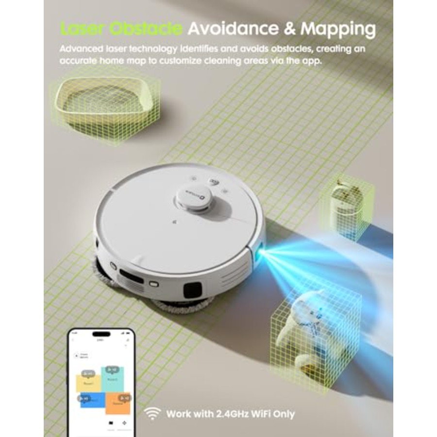 V5 Robot Vacuum and Mop Self-E - Industrial Laser Removal 리뷰 및 가격