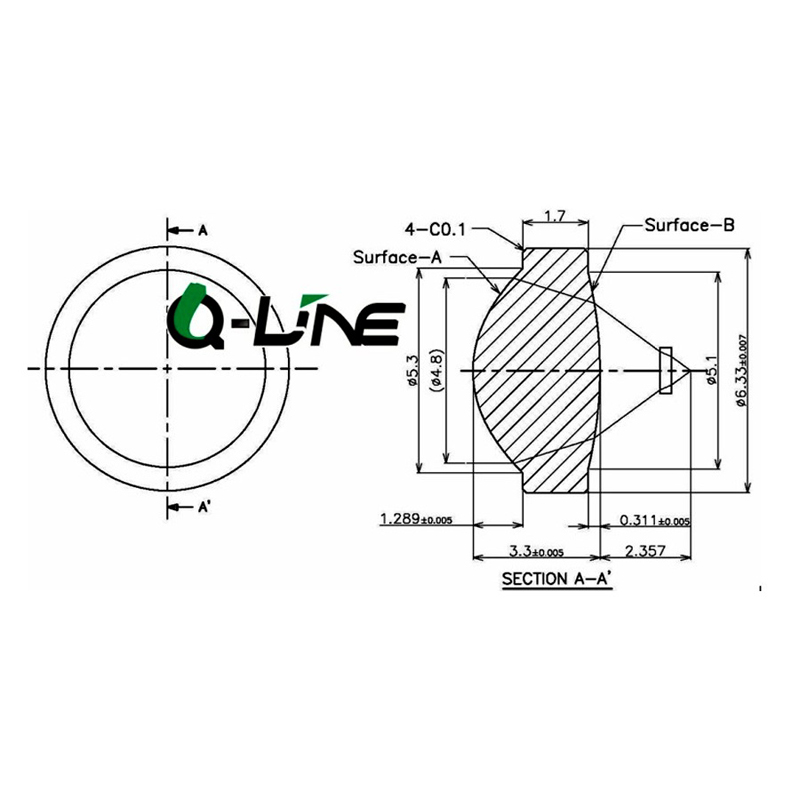405-G-2 Coated Glass Focusing  - Laser Focus Lens 리뷰 및 가격